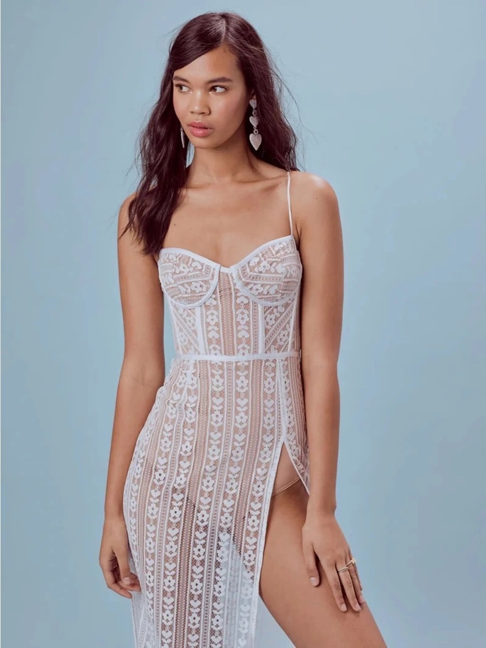 For Love & Lemons Lace white dress - Picture 4 of 4
